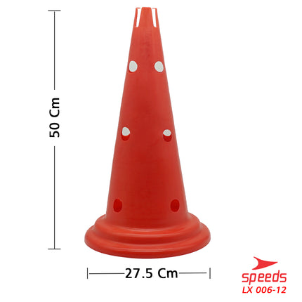 SPEEDS Cone Kerucut 50 cm Cone Lubang Traffic Untuk Olahraga 006-12