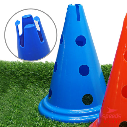 SPEEDS Cone Kerucut Marker Lapangan Latihan Olahraga Sepak Bola Futsal Uk.28.5 cm 006-14