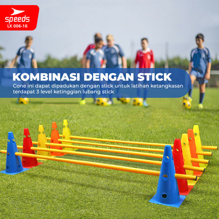 SPEEDS Sport Marker Cones, 32cm, Perforated Model 006-16