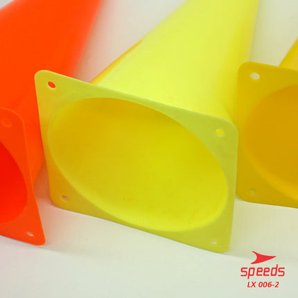SPEEDS Cone Cones Kerucut Kecil Penanda Jalan Latihan Olahraga LX006-2 32Cm