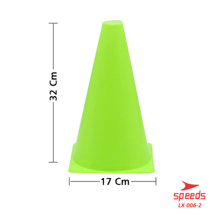SPEEDS Cone Cones Kerucut Kecil Penanda Jalan Latihan Olahraga LX006-2 32Cm