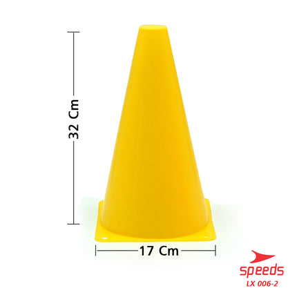 SPEEDS Cone Cones Kerucut Kecil Penanda Jalan Latihan Olahraga LX006-2 32Cm