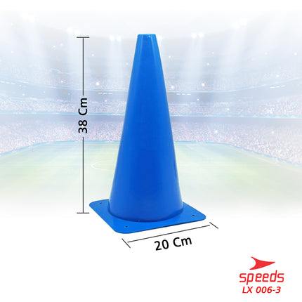 SPEEDS Cone Small Cones Ball Marker 38Cm Slalom Skate Basket LX 006-3