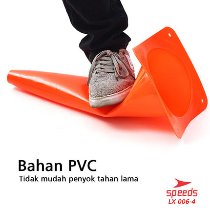 SPEEDS Cone Kerucut Marker Latihan Olahraga Futsal Skate Sepak Bola 47Cm 006-4
