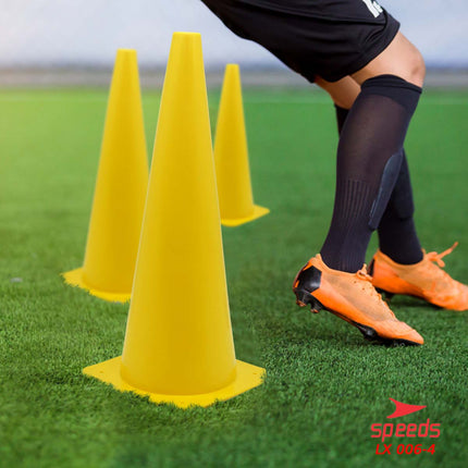 SPEEDS Cone Kerucut Marker Latihan Olahraga Futsal Skate Sepak Bola 47Cm 006-4