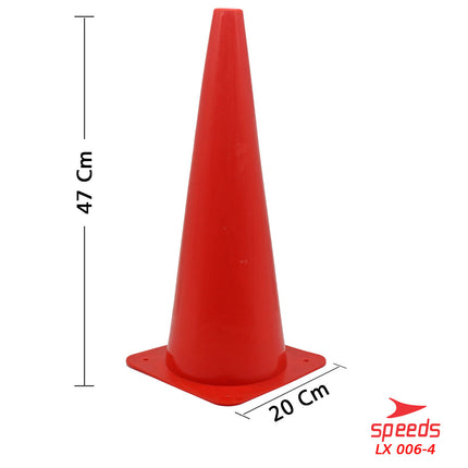 SPEEDS Cone Kerucut Marker Latihan Olahraga Futsal Skate Sepak Bola 47Cm 006-4