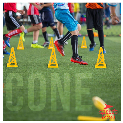 SPEEDS Cone Kerucut Marker Latihan Olahraga Futsal Skate Sepak Bola 23Cm 006-5