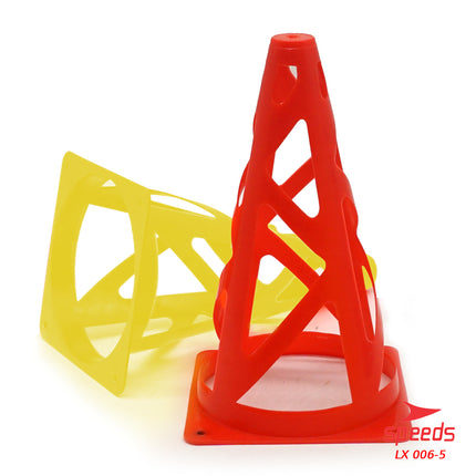 SPEEDS Cone Kerucut Marker Latihan Olahraga Futsal Skate Sepak Bola 23Cm 006-5