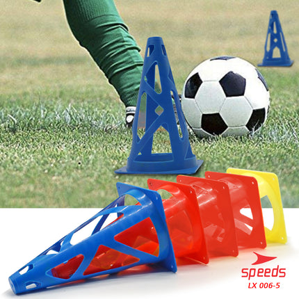 SPEEDS Cone Kerucut Marker Latihan Olahraga Futsal Skate Sepak Bola 23Cm 006-5