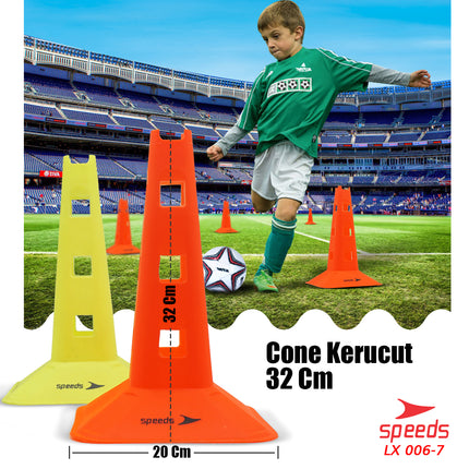 SPEEDS Cone Marker Training Futsal Soccer 32cm 006-7
