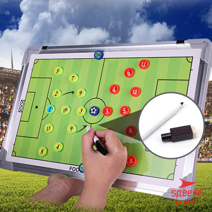 SPEEDS Papan Strategi Sepak Bola Futsal Football Coach Board Games Soccer Game Anak 007-1