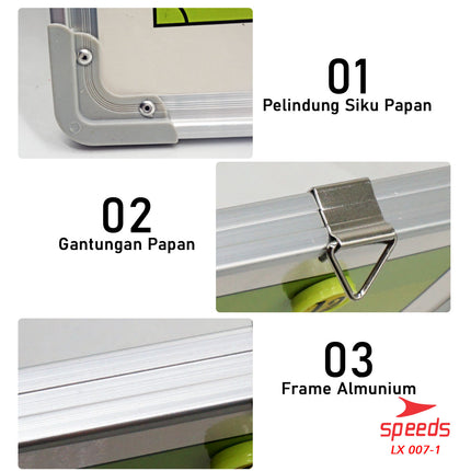 SPEEDS Papan Strategi Sepak Bola Futsal Football Coach Board Games Soccer Game Anak 007-1