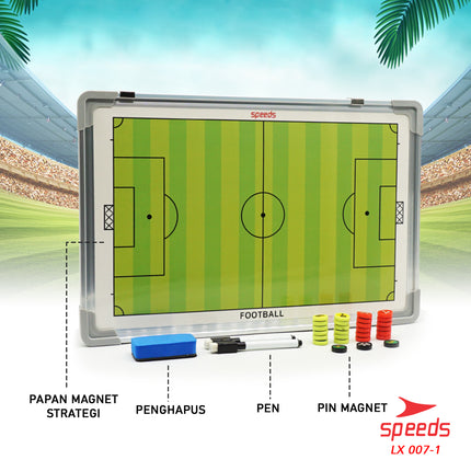 SPEEDS Papan Strategi Sepak Bola Futsal Football Coach Board Games Soccer Game Anak 007-1