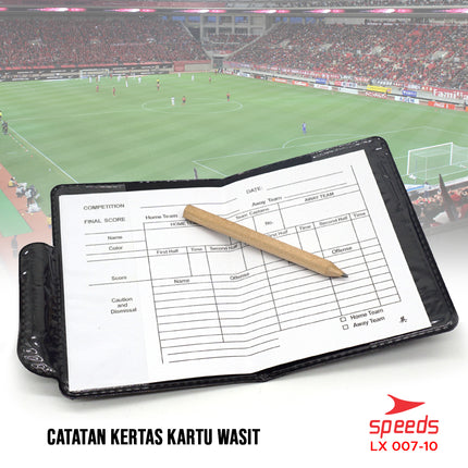SPEEDS Kartu Wasit Sepakbola Futsal football bola kaki lapangan 007-10