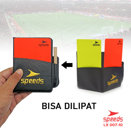 SPEEDS Kartu Wasit Sepakbola Futsal football bola kaki lapangan 007-10