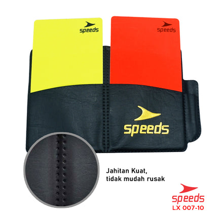 SPEEDS Kartu Wasit Sepakbola Futsal football bola kaki lapangan 007-10