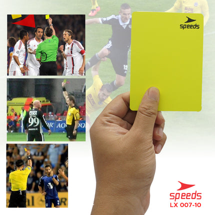 SPEEDS Kartu Wasit Sepakbola Futsal football bola kaki lapangan 007-10