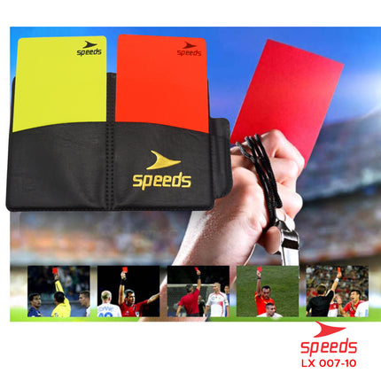 SPEEDS Kartu Wasit Sepakbola Futsal football bola kaki lapangan 007-10