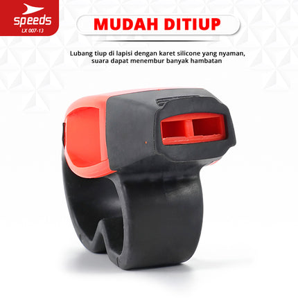 SPEEDS Peluit Wasit Pluit Treble Whistle Olahraga Periwitan Sport 120db Handle Grip Jari Anti Slip 007-13