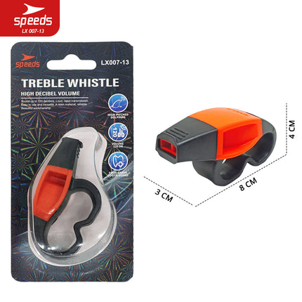 SPEEDS Peluit Wasit Pluit Treble Whistle Olahraga Periwitan Sport 120db Handle Grip Jari Anti Slip 007-13