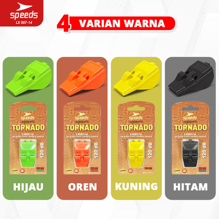SPEEDS Peluit Wasit Pluit Treble Whistle Olahraga Periwitan Sport 120db Kecil Ringan 007-14