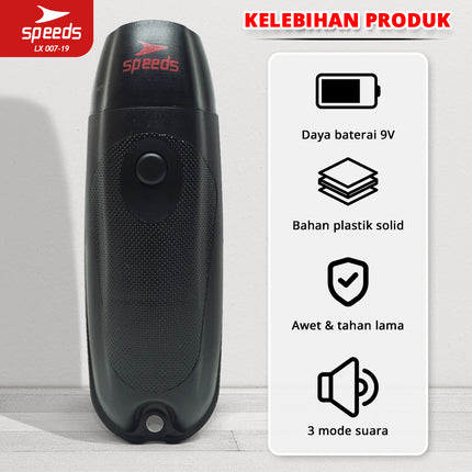SPEEDS Peluit Wasit Pluit Electronic Whistle Push Olahraga Periwitan Sports Referee Setting Portable 007-19