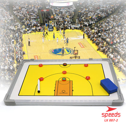 SPEEDS Papan Strategi Taktik Pelatih Basket BasketBall Coach Board Magnetic 007-2