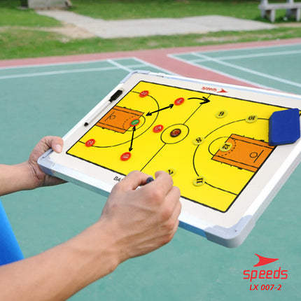 SPEEDS Papan Strategi Taktik Pelatih Basket BasketBall Coach Board Magnetic 007-2