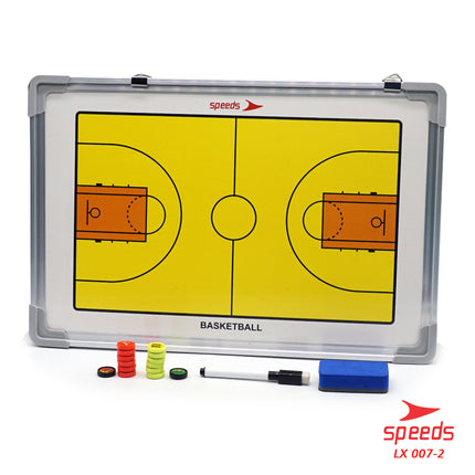 SPEEDS Papan Strategi Taktik Pelatih Basket BasketBall Coach Board Magnetic 007-2