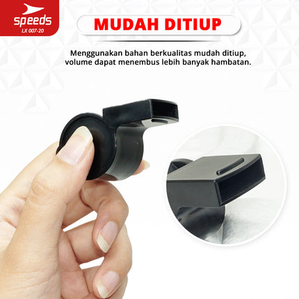 SPEEDS Peluit Wasit Pluit Treble Whistle Olahraga Periwitan Lantang Sport 120db Lanyard Tali 007-20