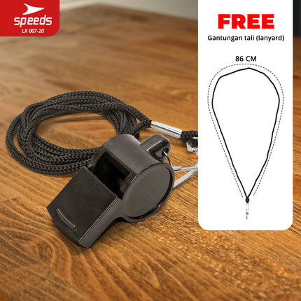 SPEEDS Peluit Wasit Pluit Treble Whistle Olahraga Periwitan Lantang Sport 120db Lanyard Tali 007-20