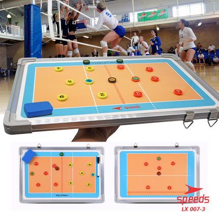 SPEEDS Papan Strategi Pelatih Taktik Team Bola Voli Coach Volley Ball Board Game Olahraga 007-3