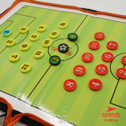 SPEEDS Papan book latihan football strategi COACH BOARD strategi football board pelatih 007-4