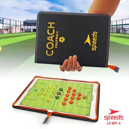SPEEDS Papan book latihan football strategi COACH BOARD strategi football board pelatih 007-4