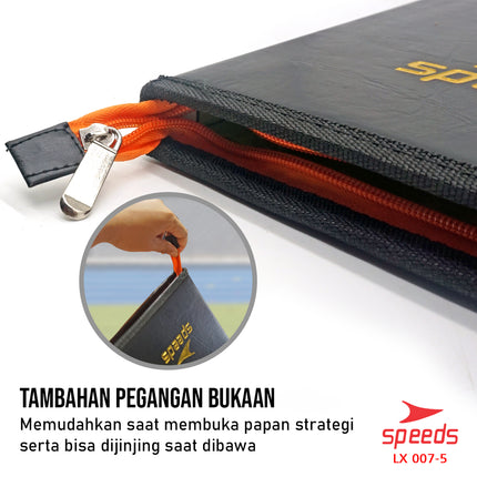SPEEDS Papan Strategi Taktik Pelatih Basket BasketBall Coach Board Magnetic 007-5