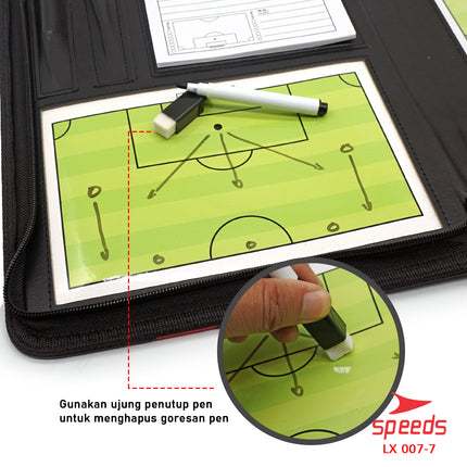 SPEEDS Papan Strategi Taktik Pelatih Basket BasketBall Volleyball Coach Board Magnetic 007-7