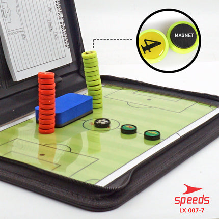 SPEEDS Papan Strategi Taktik Pelatih Basket BasketBall Volleyball Coach Board Magnetic 007-7