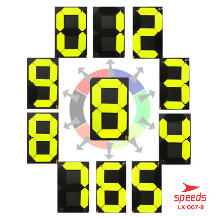 SPEEDS Papan Pergantian pemain Sepak bola Exchange Board Futsal In Out 007-8