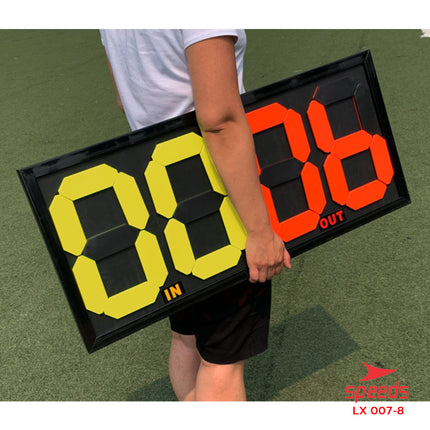 SPEEDS Papan Pergantian pemain Sepak bola Exchange Board Futsal In Out 007-8