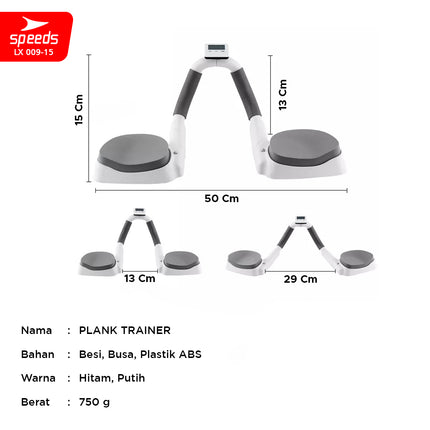 SPEEDS Push Up Plank Alat Bantu Trainer Penahan Siku Push Up Dilengkapi LCD 009-15