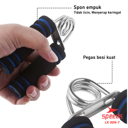 SPEEDS Ab Wheel Set Ab Wheel / Ab Roller / Alat Push Up  Stand Bar Alat Gym / Abdominal Roller Double Wheel 009-7