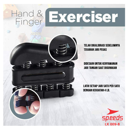 SPEEDS Alat Fitness Handgrip Set 4in1 Exercise Power Wrist Skipping Olahraga Alat Fitness Gym Satu Set 009-8