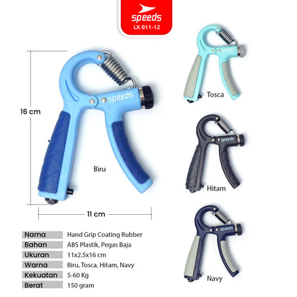 SPEEDS Handgrip 5-60kg Hand Grip Hand Strengthener Alat Latihan Cengkeraman Tangan Portabel 011-12
