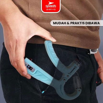 SPEEDS Handgrip 5-60kg Hand Grip Hand Strengthener Alat Latihan Cengkeraman Tangan Portabel 011-12
