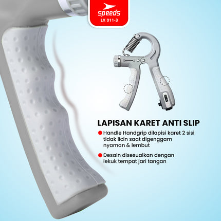 SPEEDS Handgrip Hand Grip 5-60 kg Alat bantu fitness Otot lengan Portable 011-3
