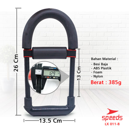 SPEEDS Power Wrist Exercise Alat Olahraga Pergelangan Tangan Forearm Fitness Gym Equipment 011-8