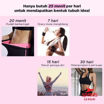 SPEEDS Dumbell Barbel 1Kg Vinyl cewek matrass yoga ball yoga mat gym Neoprene Barbel Mini 012-1