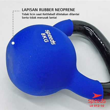SPEEDS Dumbell Barbel Kettle Alat untuk Membuat Otot Tangan Yoga Barbell Gym 012-10 8kg