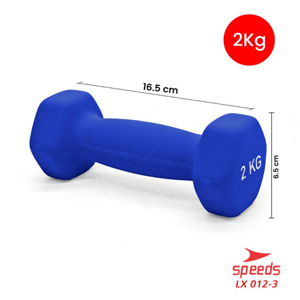 SPEEDS Dumbell Barbel Vinyl cewek matrass yoga ball yoga mat gym Neoprene Barbel Mini 012-3