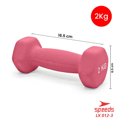 SPEEDS Dumbell Barbel Vinyl cewek matrass yoga ball yoga mat gym Neoprene Barbel Mini 012-3